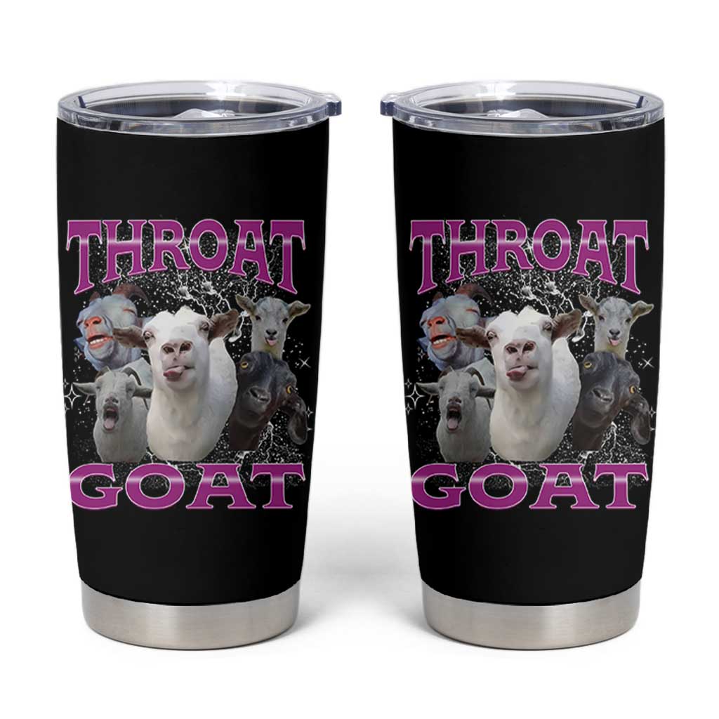 Funny Dirty Humor Tumbler Cup Throat Goat