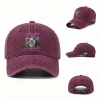 Funny Dirty Humor Washed Cotton Baseball Cap Throat Goat
