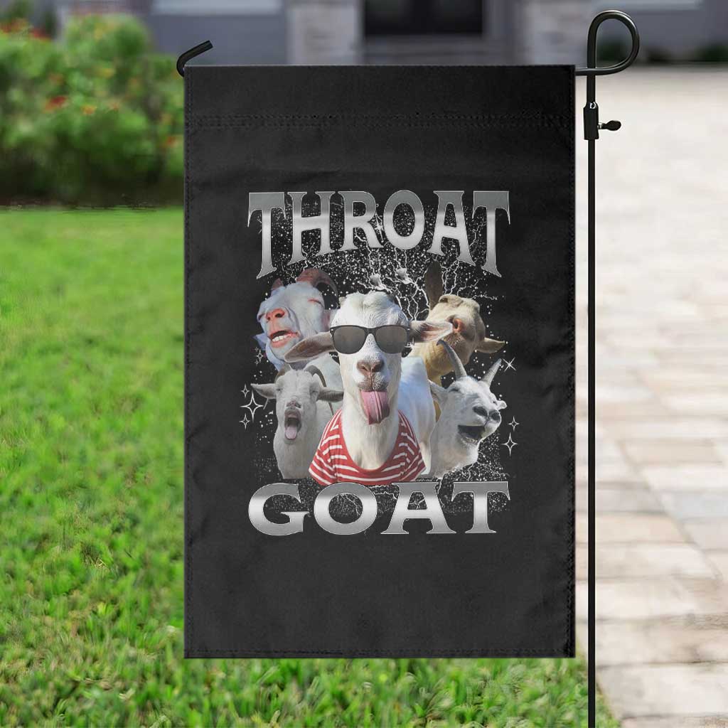 Funny Adult Humor Garden Flag Throat Goat Meme - Wonder Print Shop