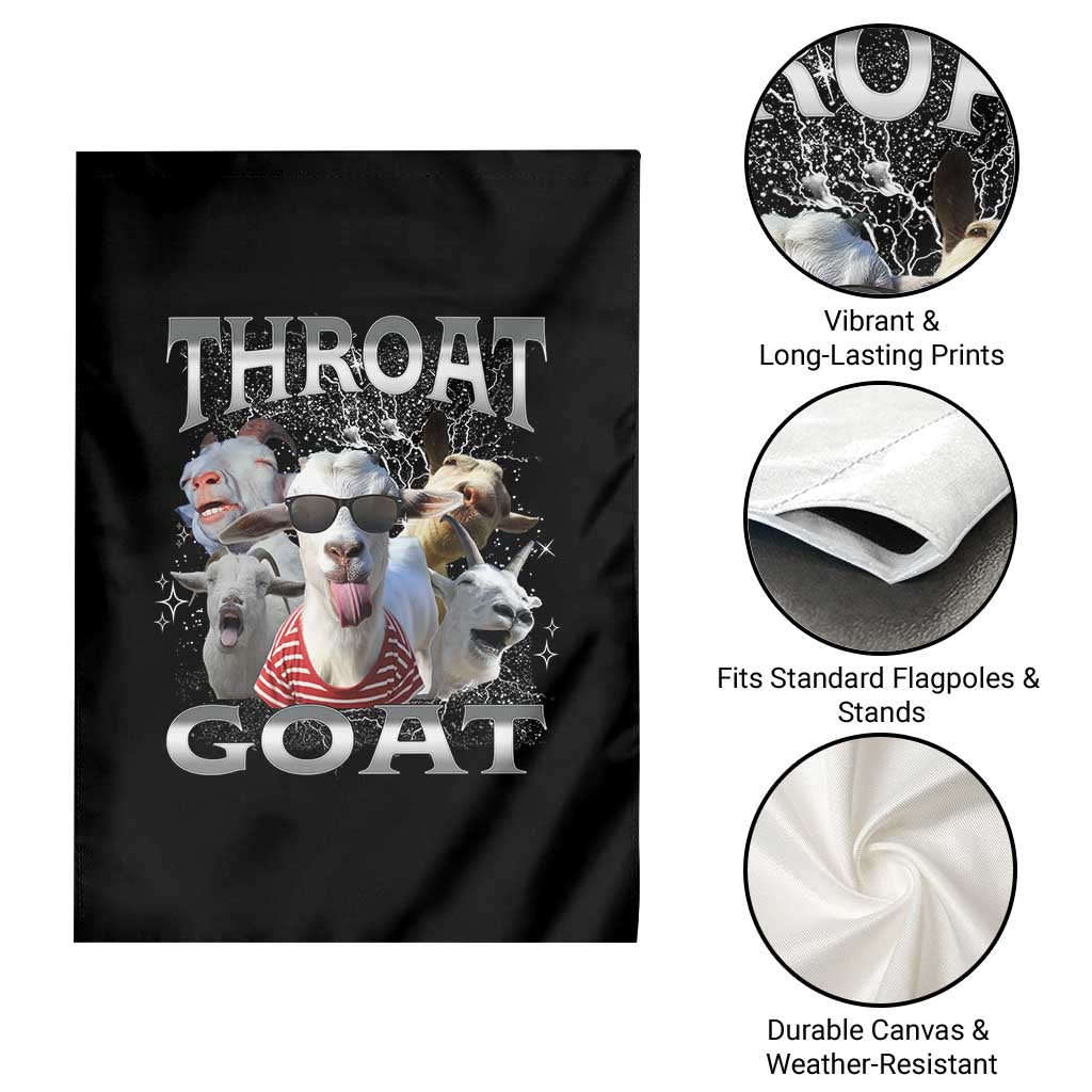 Funny Adult Humor Garden Flag Throat Goat Meme - Wonder Print Shop