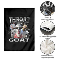 Funny Adult Humor Garden Flag Throat Goat Meme - Wonder Print Shop