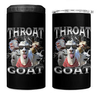 Funny Adult Humor 4 in 1 Can Cooler Tumbler Throat Goat Meme
