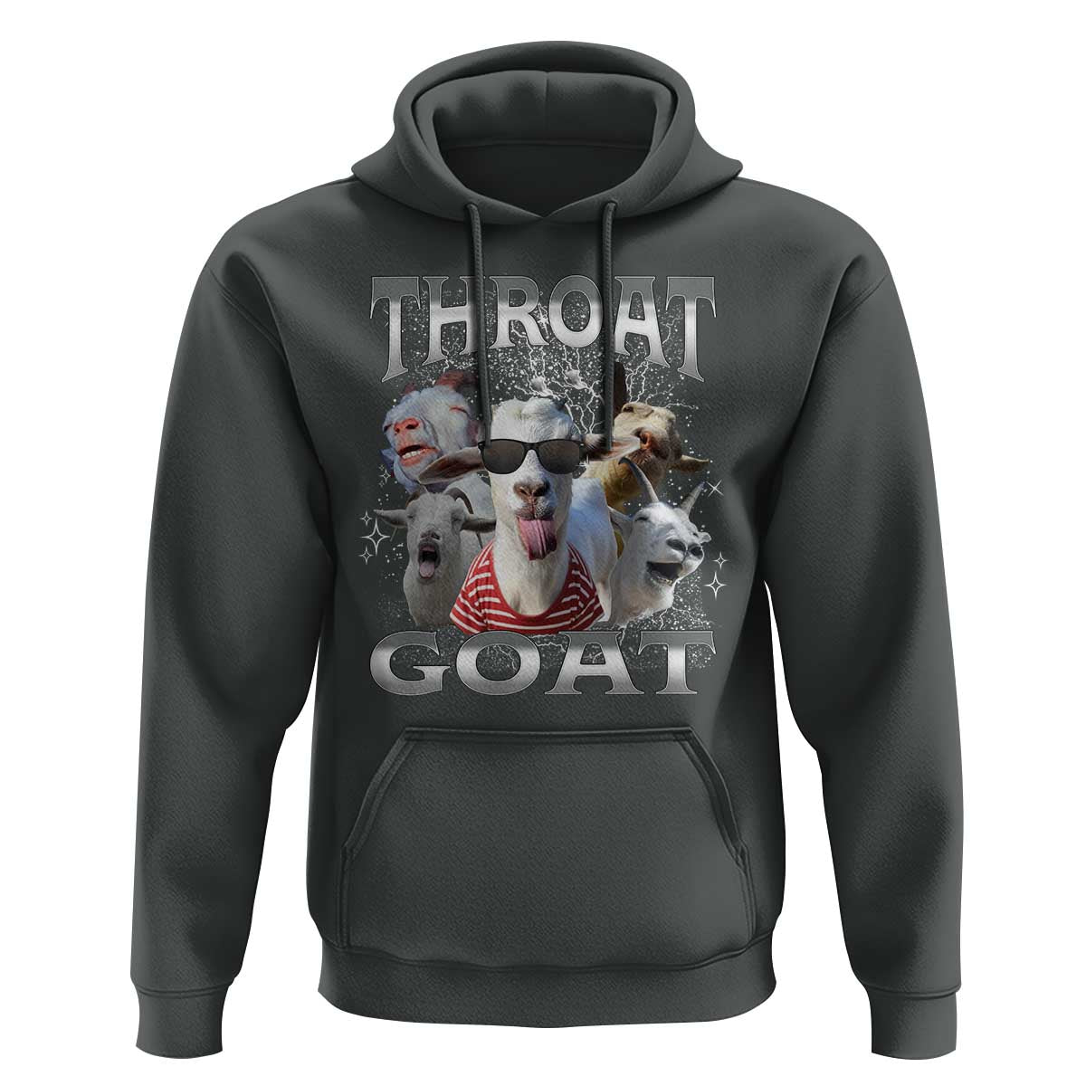 Funny Adult Humor Hoodie Throat Goat Meme - Wonder Print Shop