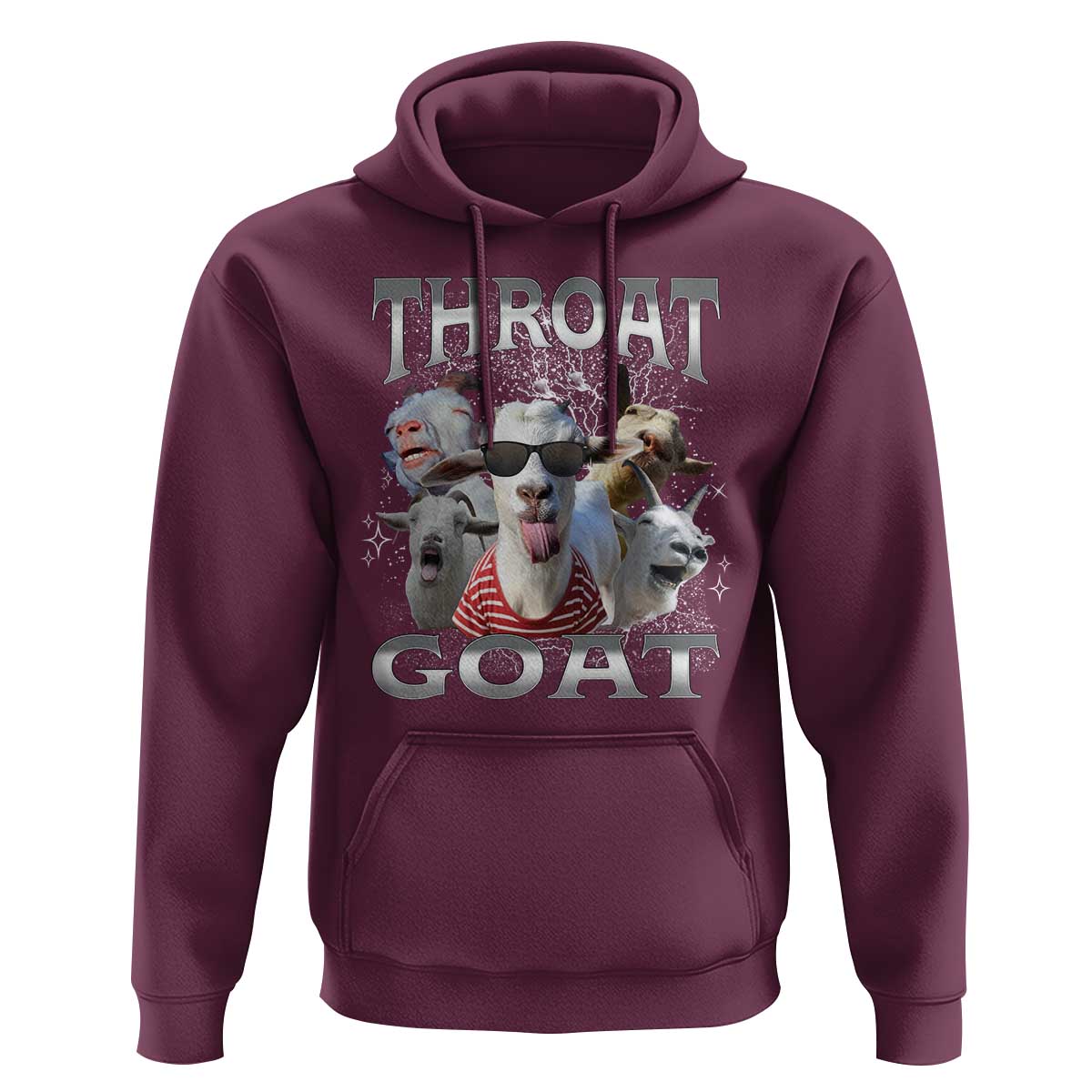 Funny Adult Humor Hoodie Throat Goat Meme - Wonder Print Shop