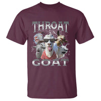 Funny Adult Humor T Shirt Throat Goat Meme - Wonder Print Shop