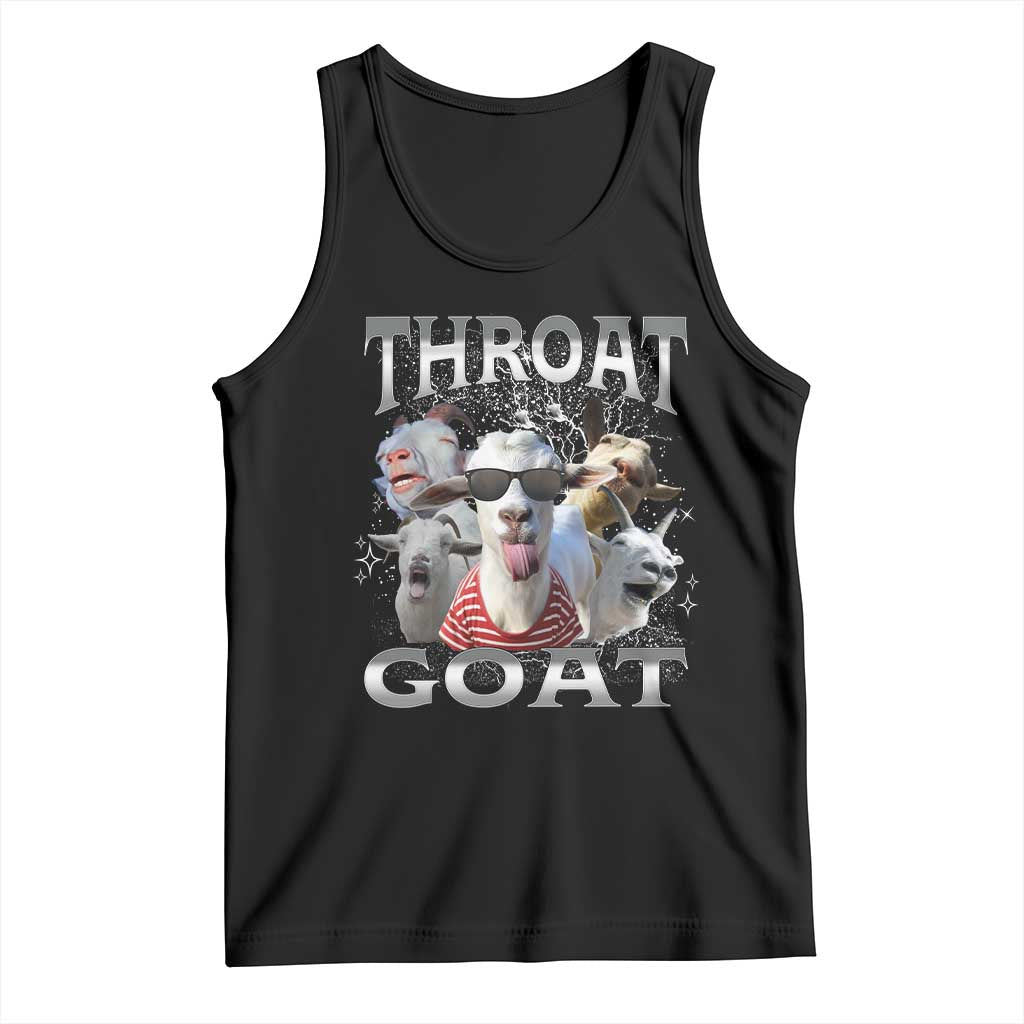 Funny Adult Humor Tank Top Throat Goat Meme - Wonder Print Shop