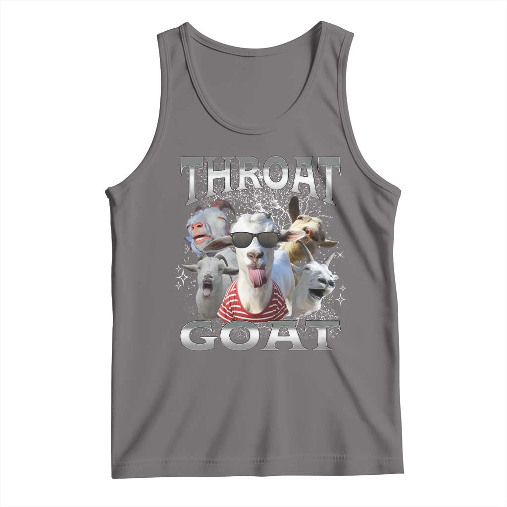 Funny Adult Humor Tank Top Throat Goat Meme - Wonder Print Shop