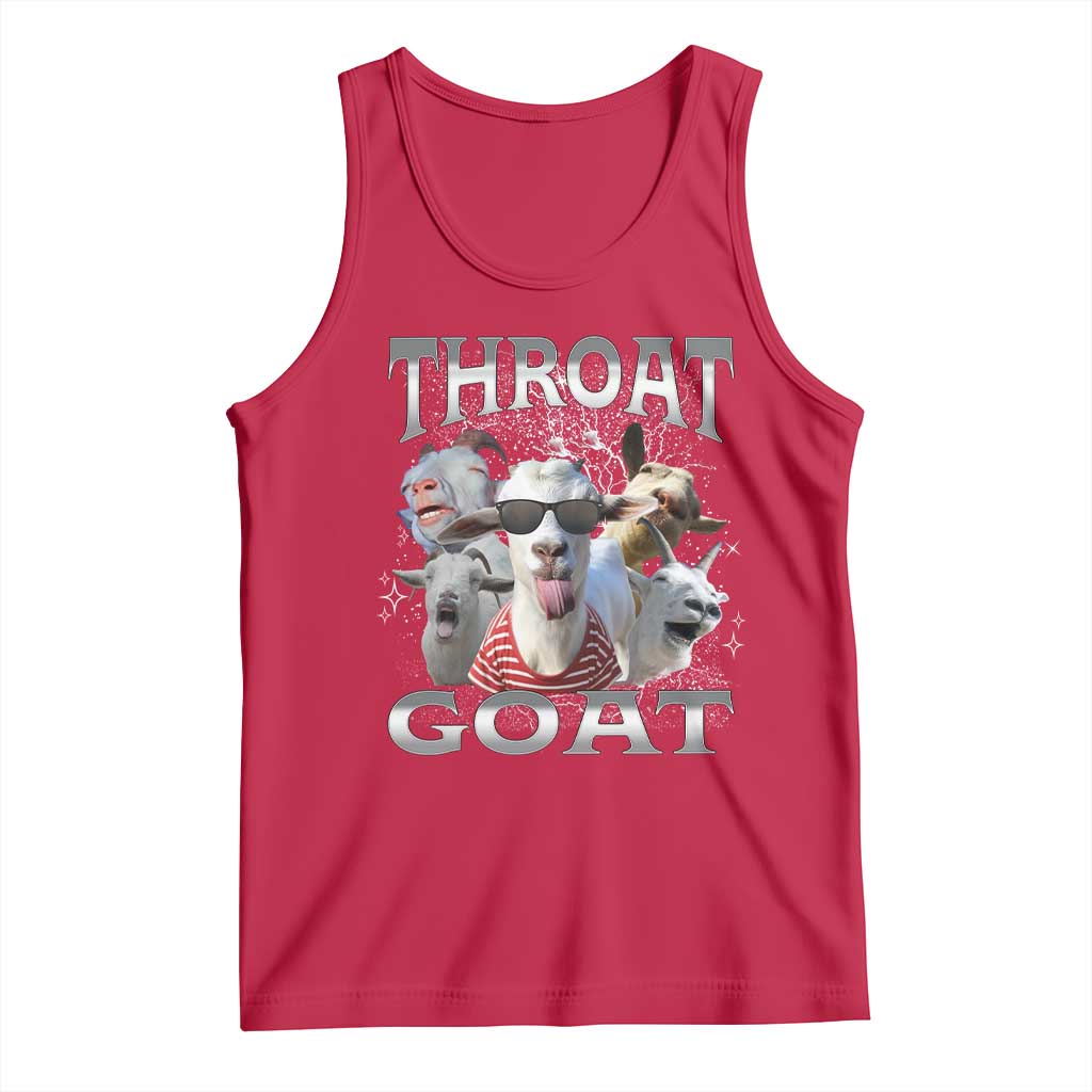 Funny Adult Humor Tank Top Throat Goat Meme - Wonder Print Shop