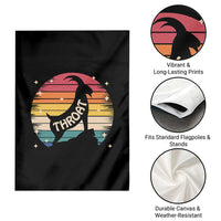 Raunchy Humor Garden Flag Throat Goat Meme Gift - Wonder Print Shop