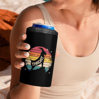 Raunchy Humor 4 in 1 Can Cooler Tumbler Throat Goat Meme Gift