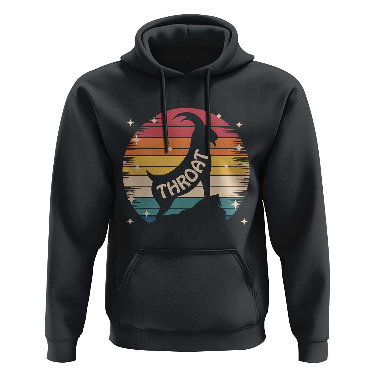 Raunchy Humor Hoodie Throat Goat Meme Gift - Wonder Print Shop