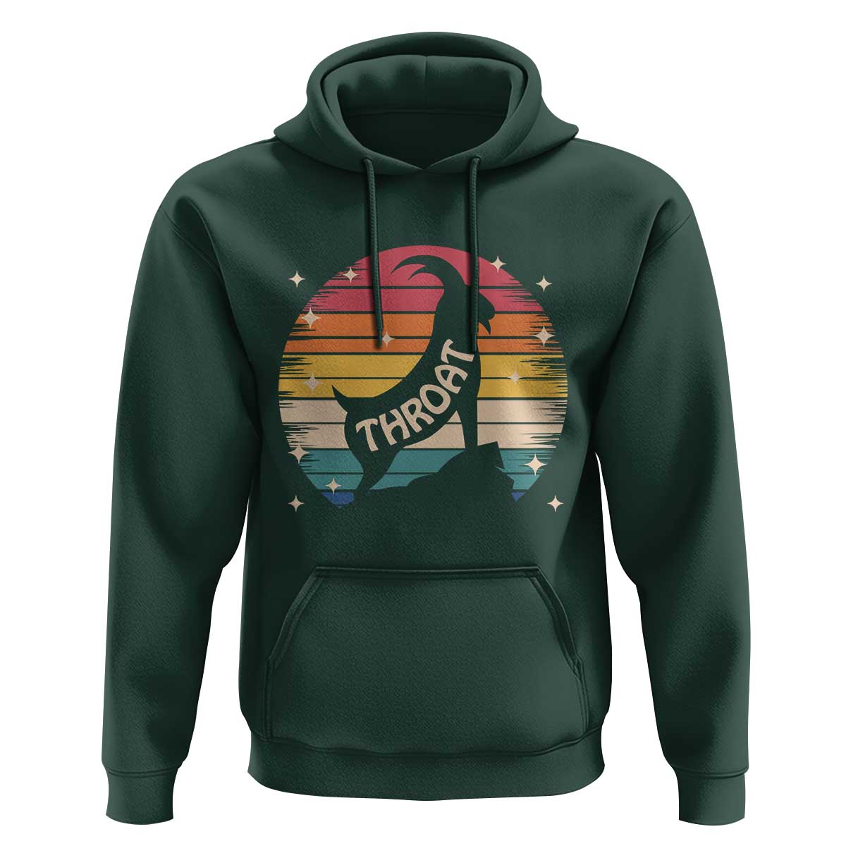Raunchy Humor Hoodie Throat Goat Meme Gift - Wonder Print Shop