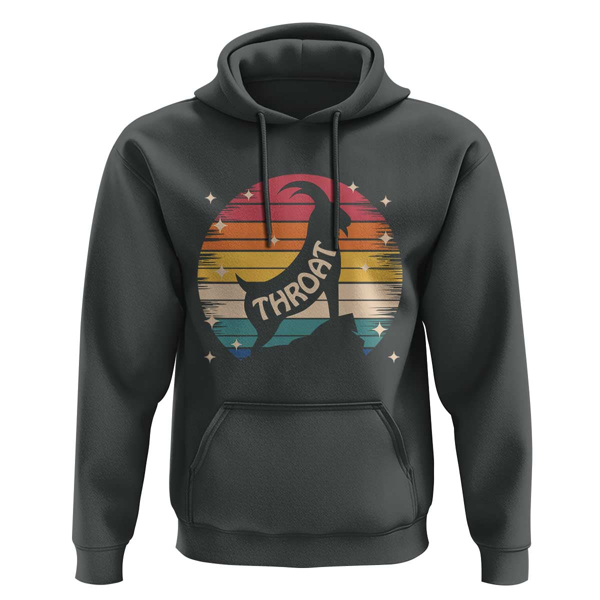 Raunchy Humor Hoodie Throat Goat Meme Gift - Wonder Print Shop