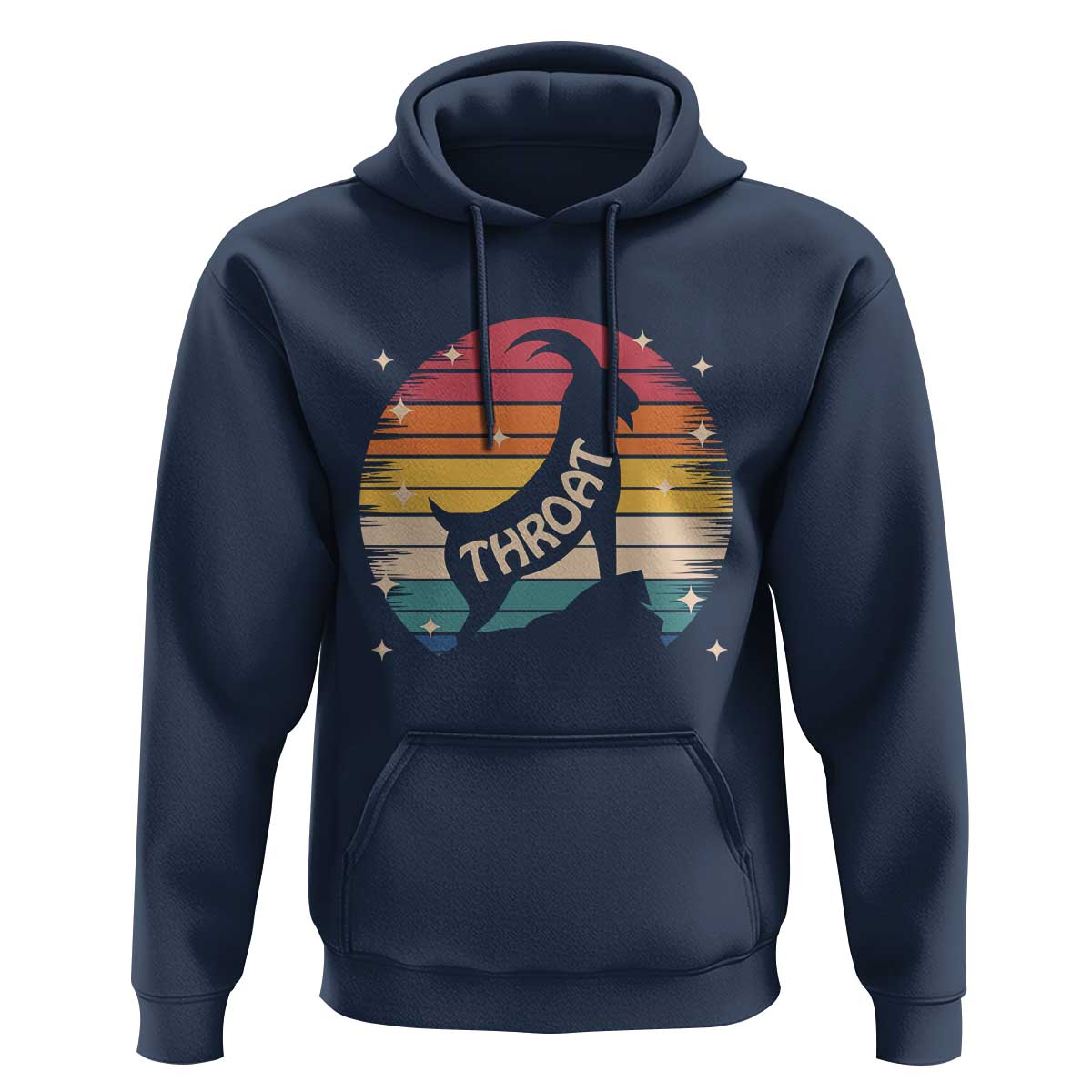 Raunchy Humor Hoodie Throat Goat Meme Gift - Wonder Print Shop