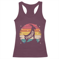 Raunchy Humor Racerback Tank Top Throat Goat Meme Gift - Wonder Print Shop