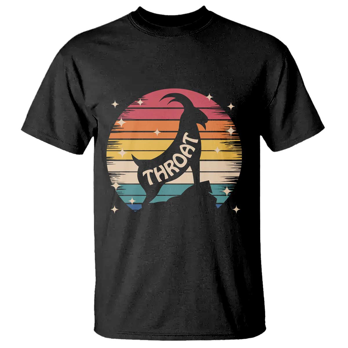 Raunchy Humor T Shirt Throat Goat Meme Gift - Wonder Print Shop