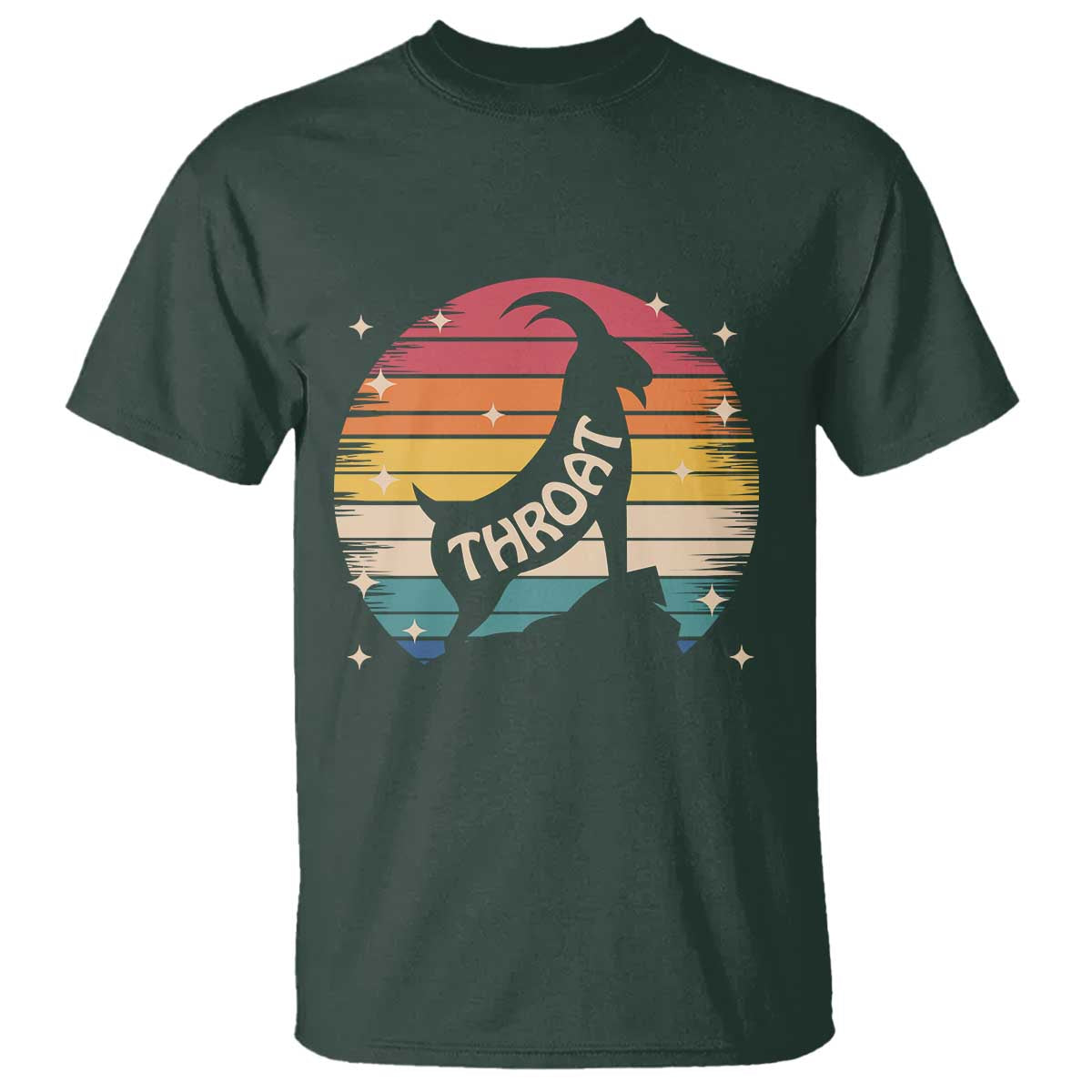 Raunchy Humor T Shirt Throat Goat Meme Gift - Wonder Print Shop