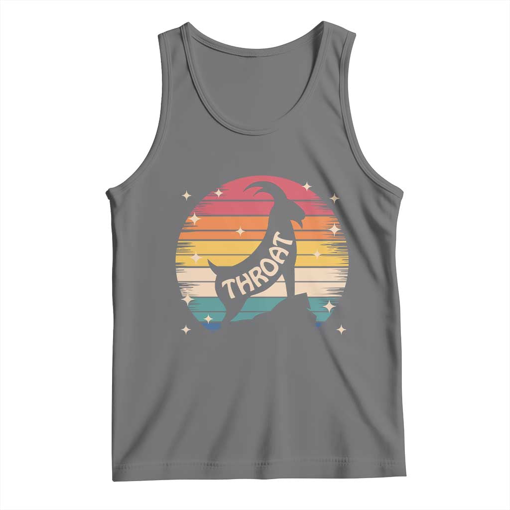 Raunchy Humor Tank Top Throat Goat Meme Gift - Wonder Print Shop