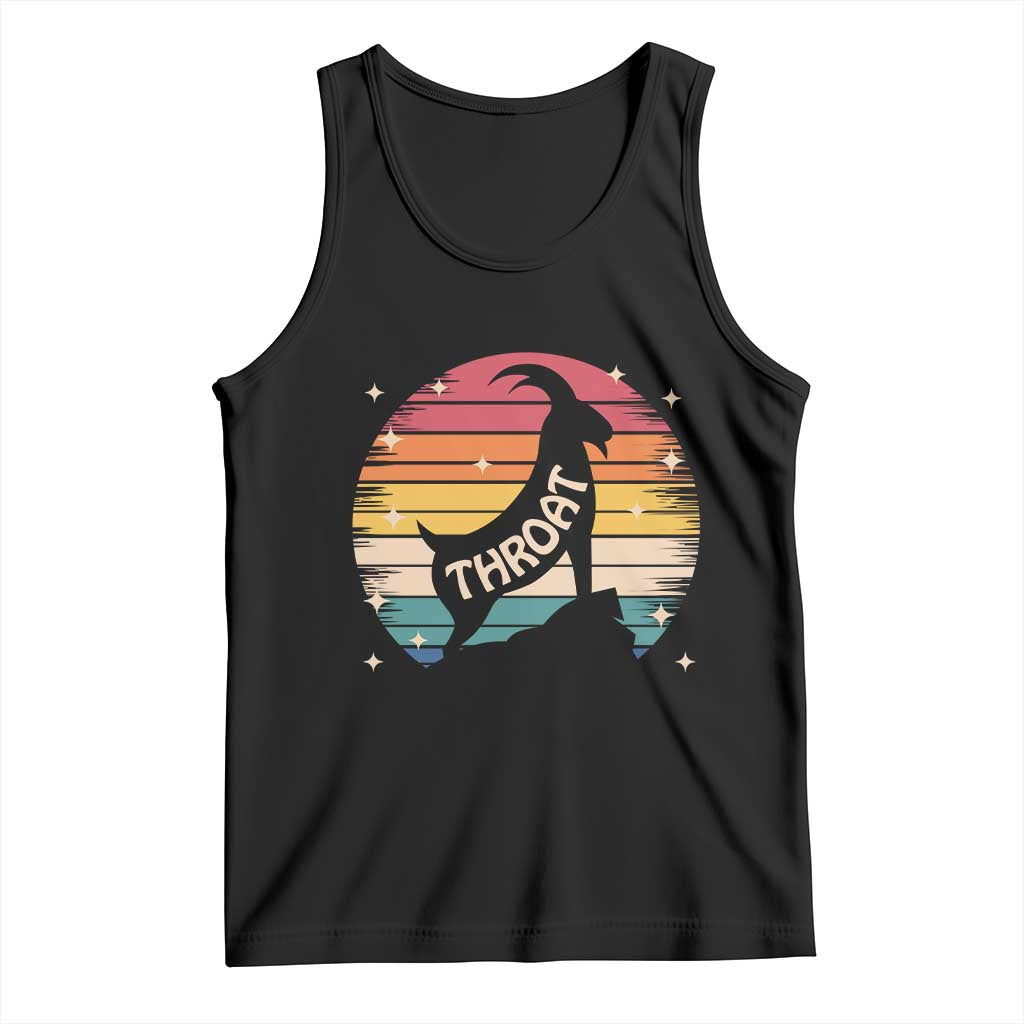 Raunchy Humor Tank Top Throat Goat Meme Gift - Wonder Print Shop