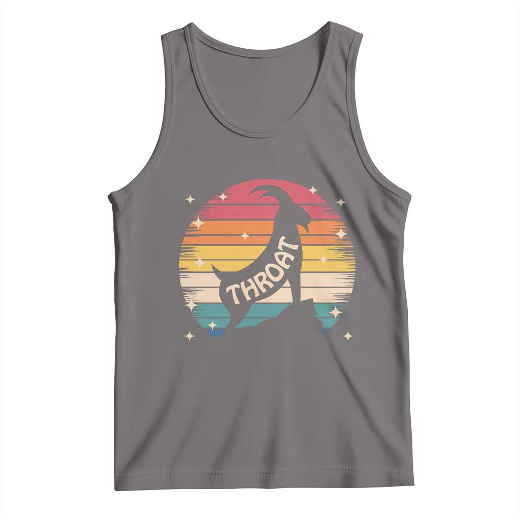 Raunchy Humor Tank Top Throat Goat Meme Gift - Wonder Print Shop