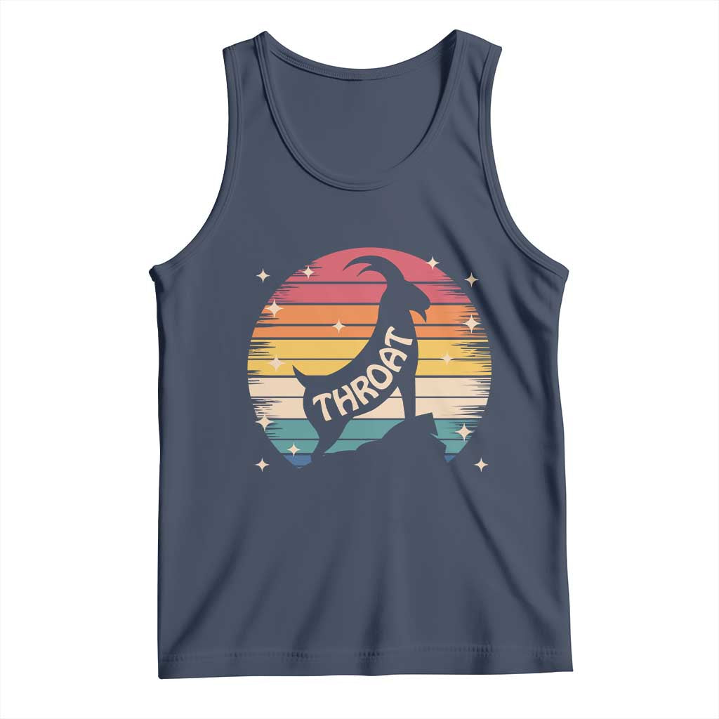 Raunchy Humor Tank Top Throat Goat Meme Gift - Wonder Print Shop