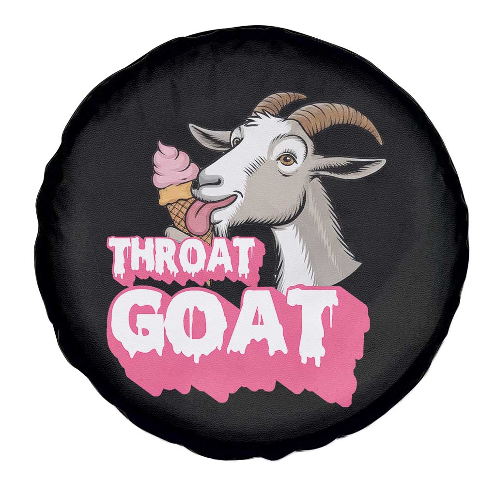 Throat Goat Spare Tire Cover Sarcastic Adult Humor - Wonder Print Shop