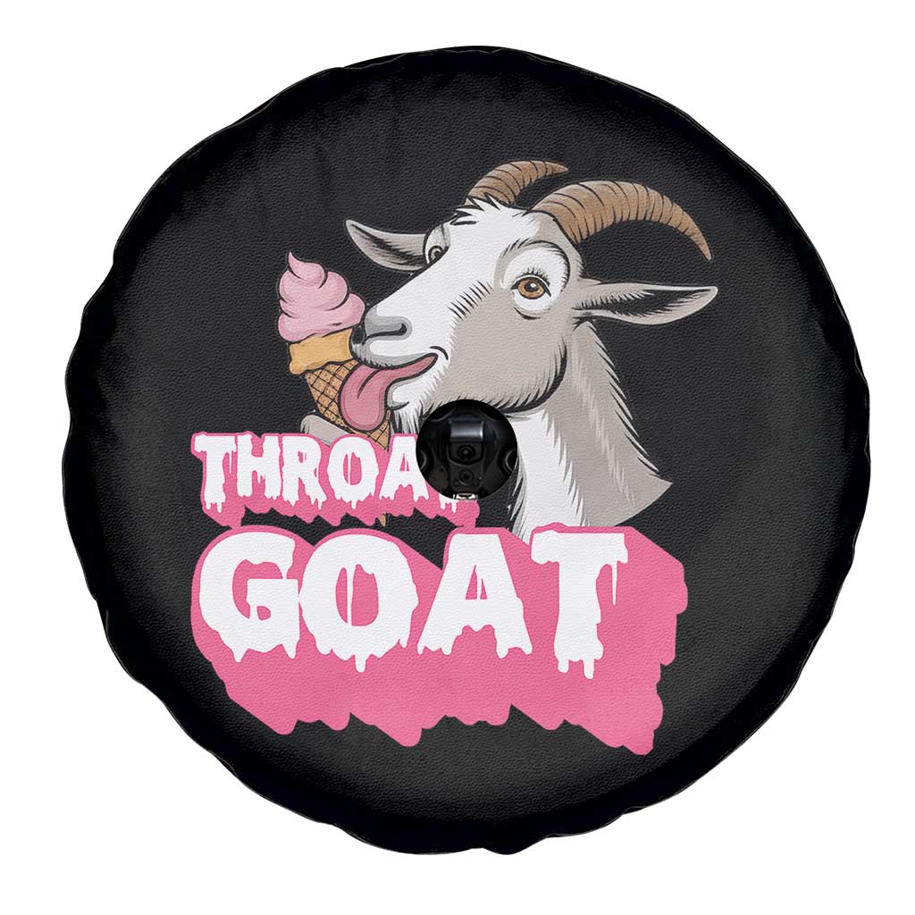 Throat Goat Spare Tire Cover Sarcastic Adult Humor - Wonder Print Shop
