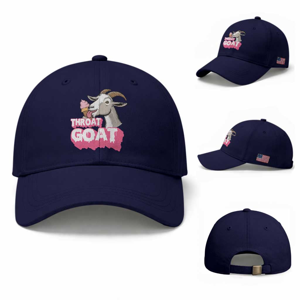 Throat Goat Baseball Cap Sarcastic Adult Humor