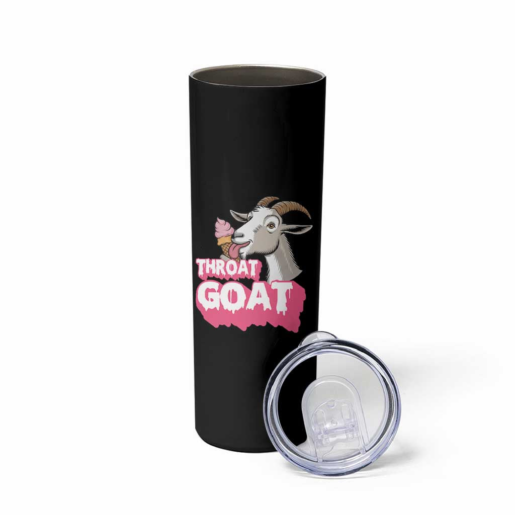 Throat Goat Skinny Tumbler Sarcastic Adult Humor