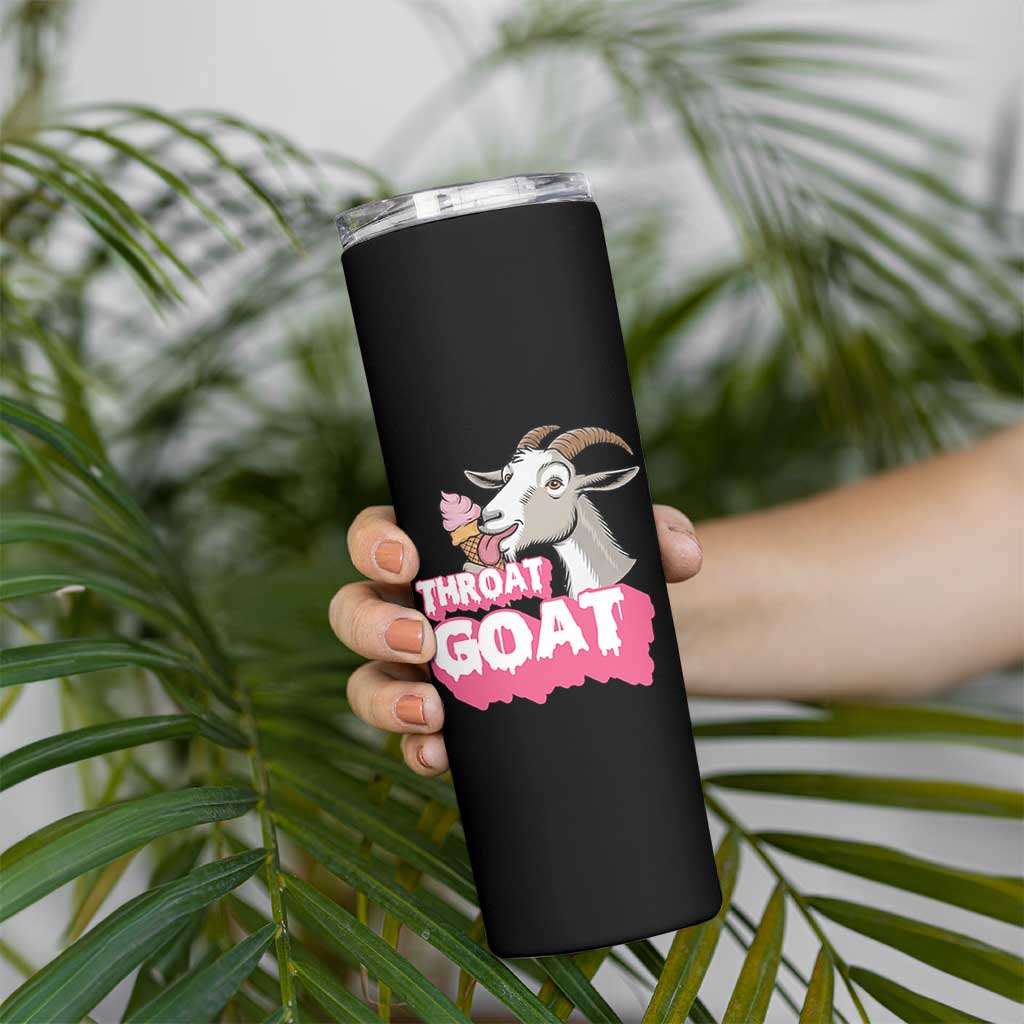 Throat Goat Skinny Tumbler Sarcastic Adult Humor