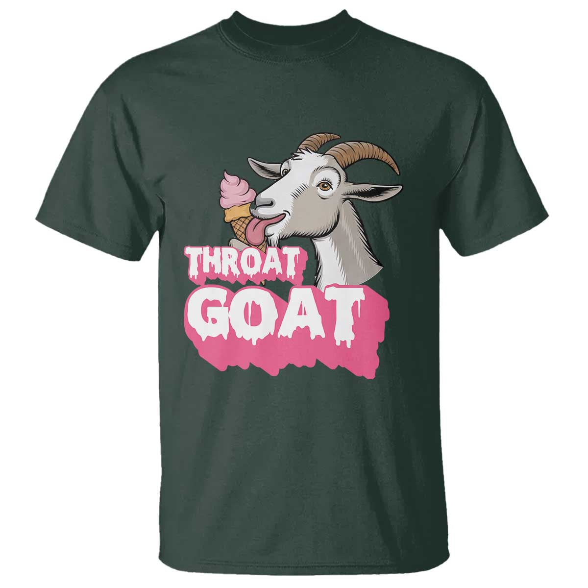 Throat Goat T Shirt Sarcastic Adult Humor - Wonder Print Shop