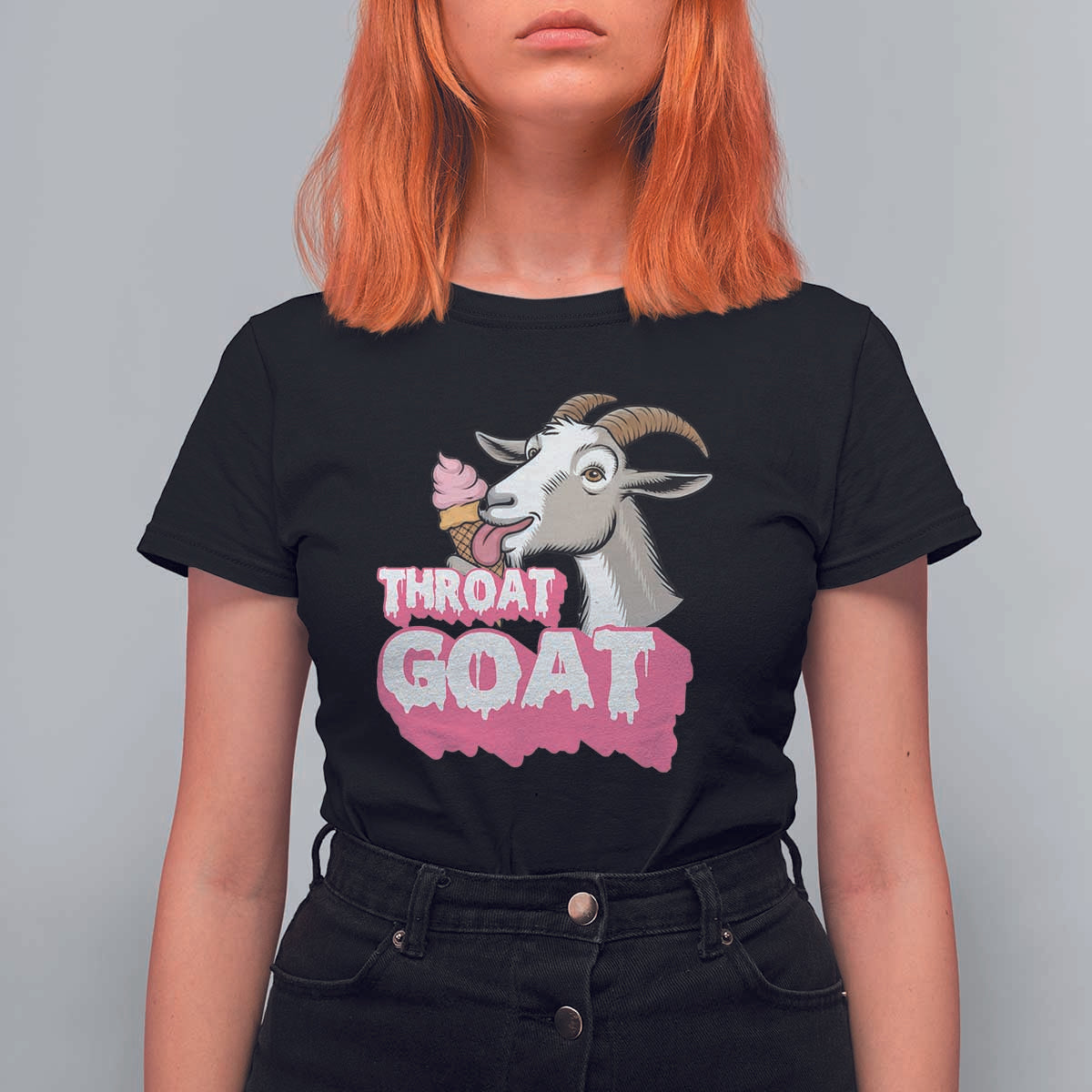 Throat Goat T Shirt For Women Sarcastic Adult Humor - Wonder Print Shop