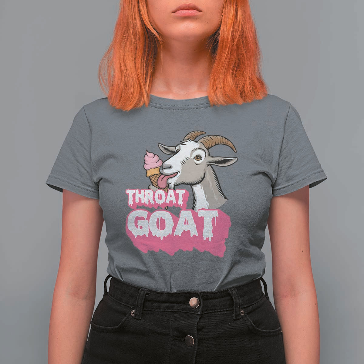 Throat Goat T Shirt For Women Sarcastic Adult Humor - Wonder Print Shop