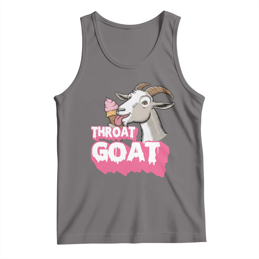 Throat Goat Tank Top Sarcastic Adult Humor - Wonder Print Shop
