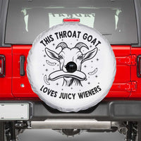 This Throat Goat Loves Juicy Wieners Spare Tire Cover Funny Adult Humor - Wonder Print Shop