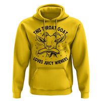 This Throat Goat Loves Juicy Wieners Hoodie Funny Adult Humor - Wonder Print Shop
