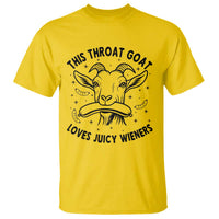 This Throat Goat Loves Juicy Wieners T Shirt Funny Adult Humor - Wonder Print Shop