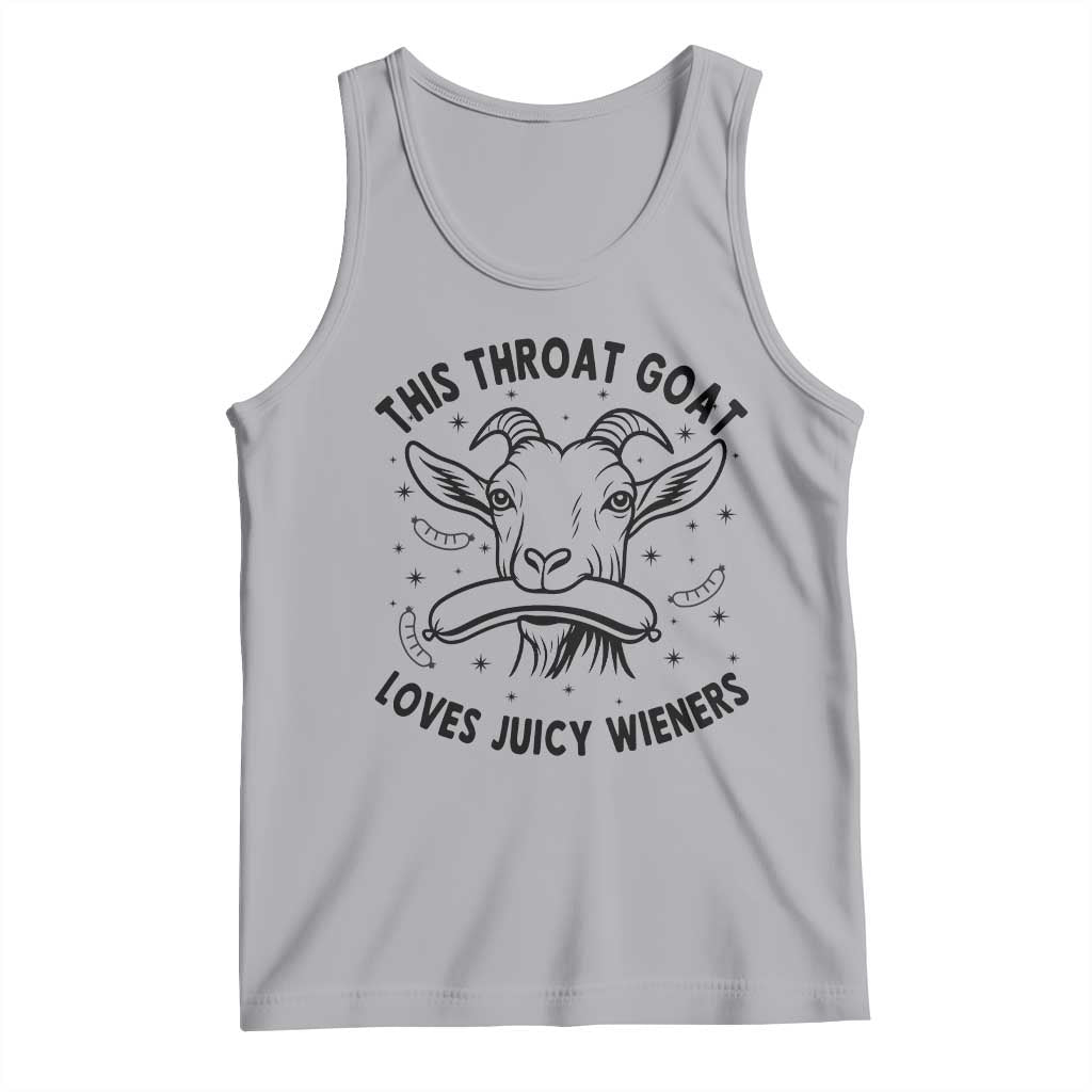 This Throat Goat Loves Juicy Wieners Tank Top Funny Adult Humor - Wonder Print Shop