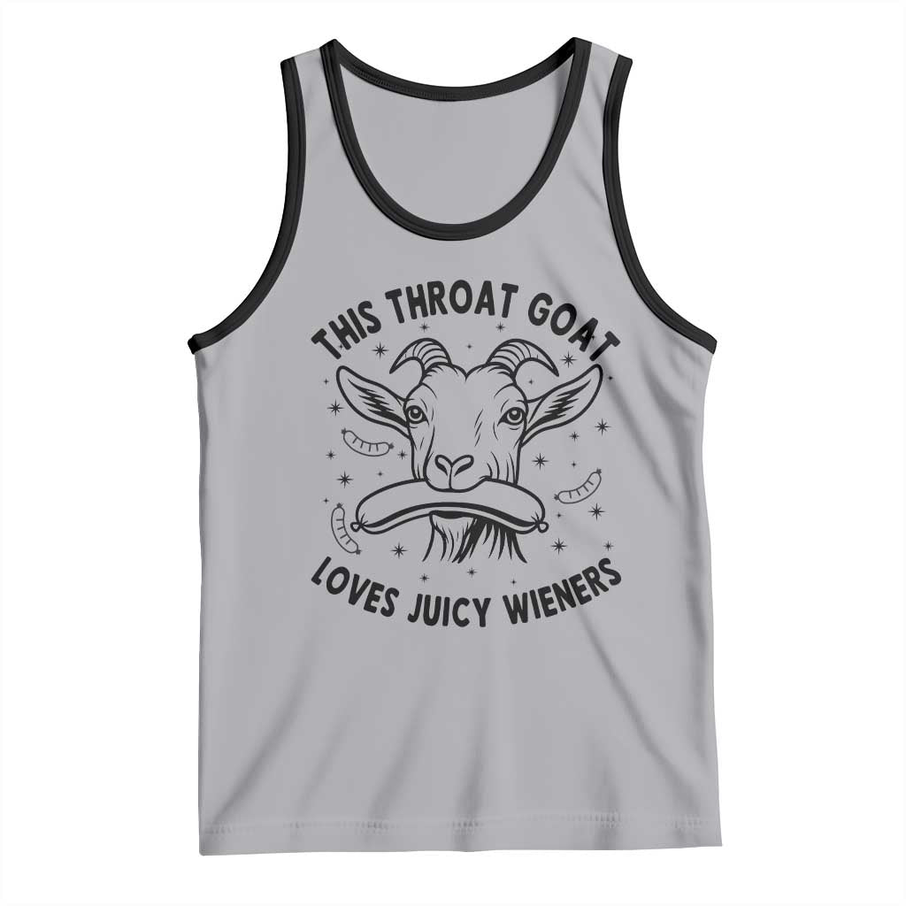 This Throat Goat Loves Juicy Wieners Tank Top Funny Adult Humor - Wonder Print Shop