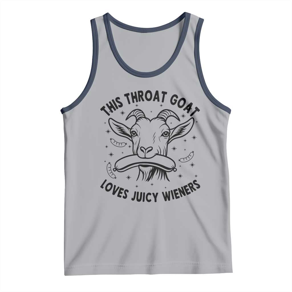 This Throat Goat Loves Juicy Wieners Tank Top Funny Adult Humor - Wonder Print Shop