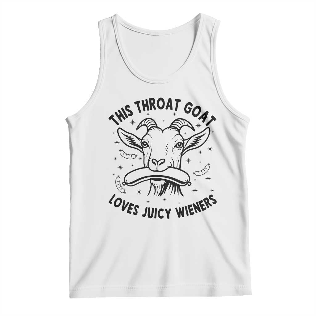 This Throat Goat Loves Juicy Wieners Tank Top Funny Adult Humor - Wonder Print Shop