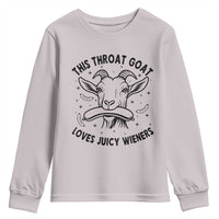 This Throat Goat Loves Juicy Wieners Youth Sweatshirt Funny Adult Humor - Wonder Print Shop