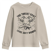 This Throat Goat Loves Juicy Wieners Youth Sweatshirt Funny Adult Humor - Wonder Print Shop