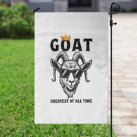 Goat Lover Gift Garden Flag Funny Motivational Quote Be The G O A T - Wonder Print Shop