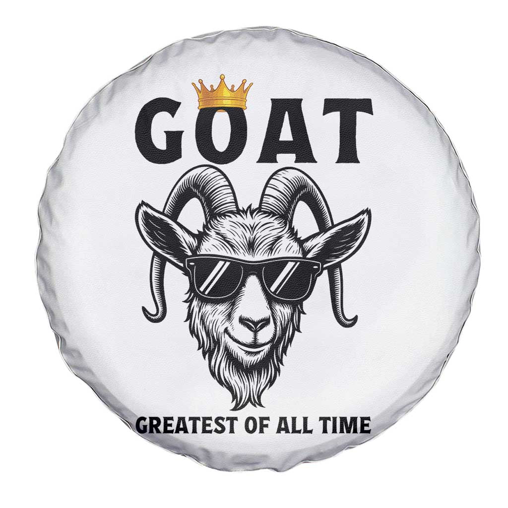 Goat Lover Gift Spare Tire Cover Funny Motivational Quote Be The G O A T - Wonder Print Shop