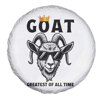 Goat Lover Gift Spare Tire Cover Funny Motivational Quote Be The G O A T - Wonder Print Shop