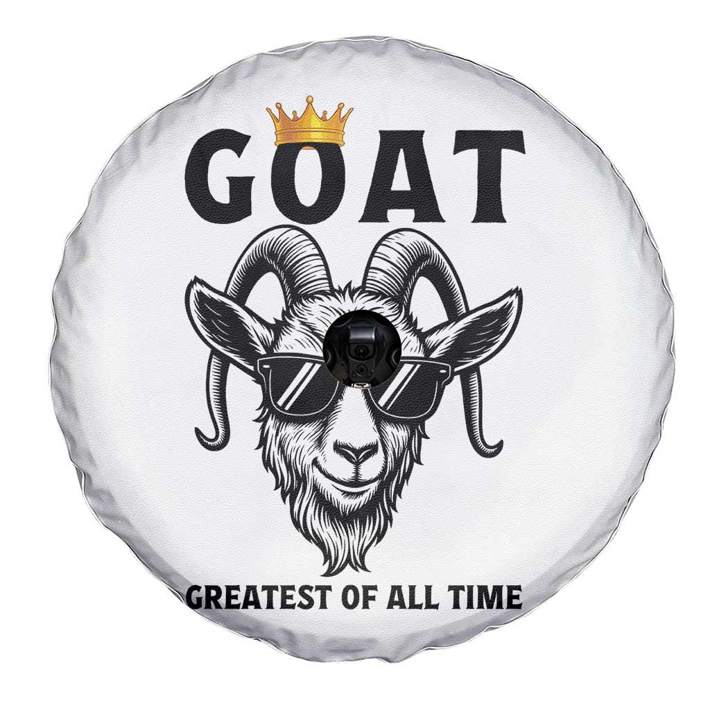Goat Lover Gift Spare Tire Cover Funny Motivational Quote Be The G O A T - Wonder Print Shop