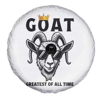 Goat Lover Gift Spare Tire Cover Funny Motivational Quote Be The G O A T - Wonder Print Shop