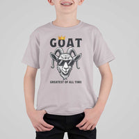 Goat Lover Gift T Shirt For Kid Funny Motivational Quote Be The G O A T - Wonder Print Shop
