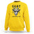 Goat Lover Gift Sweatshirt Funny Motivational Quote Be The G O A T - Wonder Print Shop